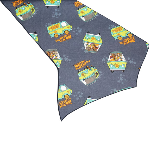 100% Cotton Table Runner Birthday / Event Decoration Scooby Do The Mystery Machine