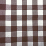 Poly-Cotton Gingham Print Fabric for Arts, Crafts, & Sewing