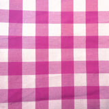 Poly-Cotton Gingham Print Fabric for Arts, Crafts, & Sewing