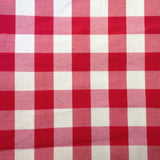 Poly-Cotton Gingham Print Fabric for Arts, Crafts, & Sewing
