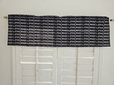Closeout Star War Black Cotton Window Valance 42" wide / 13" tall ~ Only 1 Available