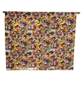 Closeout Emoji Cotton Window Curtain 42" wide / 36" tall ~ Only 1 Available