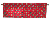 Closeout Superb Mario Red Cotton Window Valance 42" wide / 14" tall ~ Only 1 Available