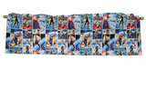 Closeout Captain Marvel Cotton Window Valance 42" wide / 14" tall ~ Only 1 Available