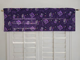 Closeout Nightmare Before Christmas Purple Cotton Window Valance 42" wide / 14" tall ~ Only 1 Available