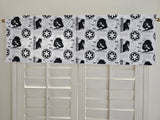 Closeout Vader Cotton Window Valance 42" wide / 14" tall ~ Only 1 Available