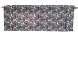 Closeout Jedi Rey Grey Cotton Window Valance 42" wide / 15" tall ~ Only 1 Available