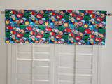 Closeout Furious Super Heroes Blue Cotton Window Valance 42" wide / 14" tall ~ Only 1 Available