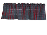 Closeout I Heart USA Cotton Window Valance 58" wide / 18" tall ~ Only 1 Available