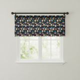 Closeout Super Bowl Cotton Window Valance 42" wide / 36" tall ~ Only 1 Available