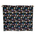 Closeout Super Bowl Cotton Window Valance 42" wide / 36" tall ~ Only 1 Available