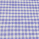 Poly-Cotton 1/8th Inch Small Gingham Checkered Print Fabric for Arts, Crafts, & Sewing