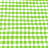 Poly-Cotton 1/8th Inch Small Gingham Checkered Print Fabric for Arts, Crafts, & Sewing
