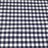 Poly-Cotton 1/8th Inch Small Gingham Checkered Print Fabric for Arts, Crafts, & Sewing