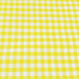 Poly-Cotton 1/8th Inch Small Gingham Checkered Print Fabric for Arts, Crafts, & Sewing