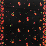 Poly-Cotton Apples and Cherries Border Print for Arts, Crafts, & Sewing