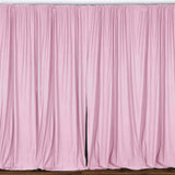 Solid Poplin Window Curtain or Photography Backdrop 58" Wide Baby Pink