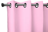 36" Tall Grommet Blackout Solid Poplin 56" Wide Curtain