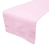 Poplin Table Runner Solid - Baby Pink