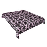 Floral Poplin Damask Durable Small Tablecloth