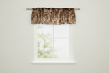Velvet Embossed Damask Window Valance 54 Inch Wide