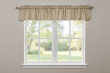 Solid Poplin Window Valance 58" Wide - Beige