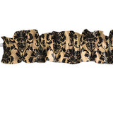 Floral Poplin Damask Curtain Sleeve Topper