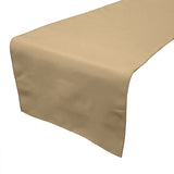 Poplin Table Runner Solid - Beige