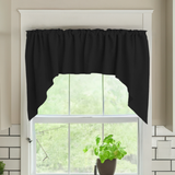 Poplin Solid Swag Window Valance 72" Wide / 36" Tall