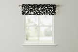 Cow Print Cotton Valance 58 Inch Wide