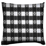 Poplin Tavern Gingham Checkered Decorative Throw Pillow/Sham Cushion Cover