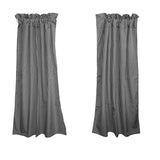 Cotton 1/8th Inch Small Gingham Checkered Curtain 58 Inch Wide - Black