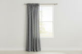 Cotton 1/8th Inch Small Gingham Checkered Curtain 58 Inch Wide - Black