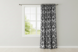 Grommet Blackout Curtain Taffeta Damask 56" Wide Curtain