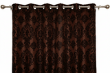 Grommet Blackout Curtain Taffeta Damask 56" Wide Curtain
