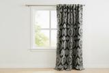 Grommet Blackout Curtain Taffeta Damask 56" Wide Curtain