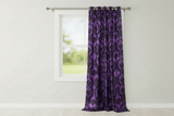 Grommet Blackout Curtain Taffeta Damask 56" Wide Curtain