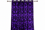 Grommet Blackout Curtain Taffeta Damask 56" Wide Curtain