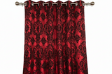 Grommet Blackout Curtain Taffeta Damask 56" Wide Curtain