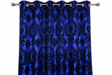 Grommet Blackout Curtain Taffeta Damask 56" Wide Curtain