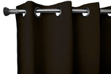 36" Tall Grommet Blackout Solid Poplin 56" Wide Curtain