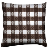Poplin Tavern Gingham Checkered Decorative Throw Pillow/Sham Cushion Cover