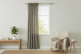 Cotton 1/8th Inch Small Gingham Checkered Curtain 58 Inch Wide - Brown