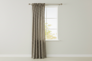 Cotton 1/8th Inch Small Gingham Checkered Curtain 58 Inch Wide - Brown