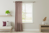 Cotton 1/8th Inch Small Gingham Checkered Curtain 58 Inch Wide - Burgundy