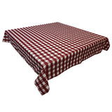 Poplin Tavern Gingham Checkered Polyester Tablecloth