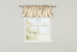 Shiny Smooth Satin Window Valance 58" Wide - Champagne