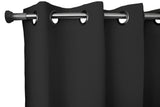 36" Tall Grommet Blackout Solid Poplin 56" Wide Curtain