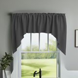 Poplin Solid Swag Window Valance 72" Wide / 36" Tall