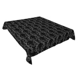 Floral Poplin Damask Durable Small Tablecloth